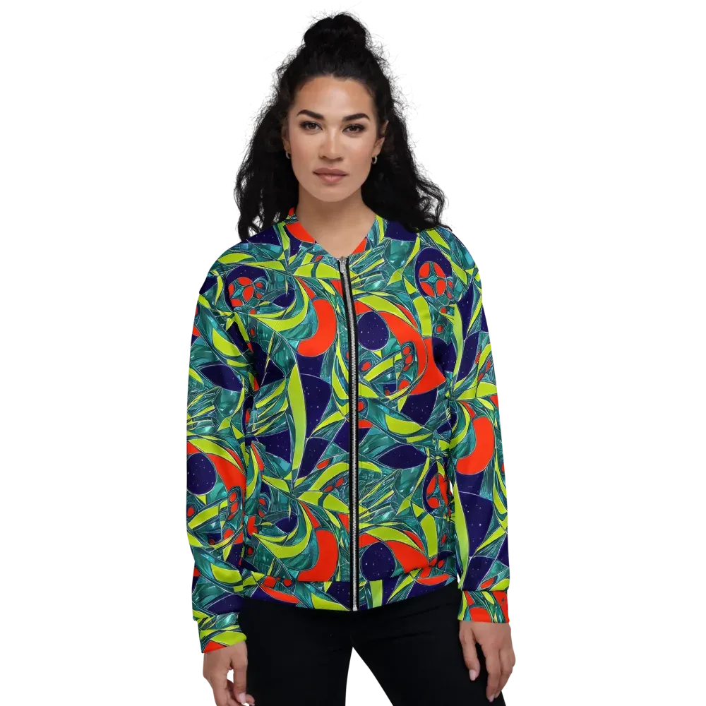 Harmonic Mirage on Bomber Jacket — Front
