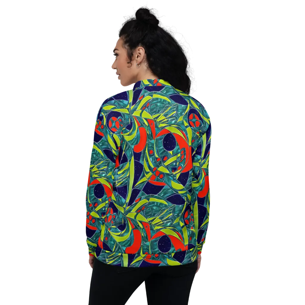 Harmonic Mirage on Bomber Jacket — Back
