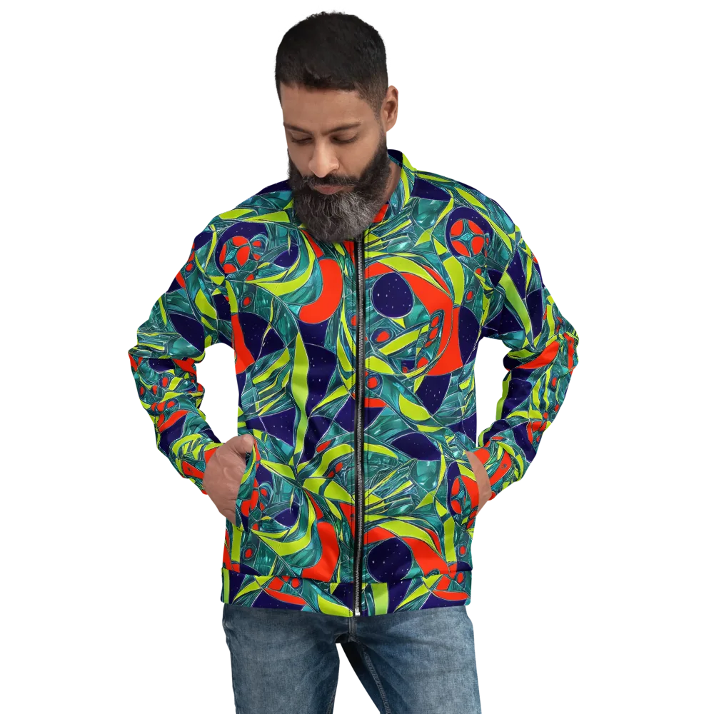 Harmonic Mirage on Bomber Jacket — Front