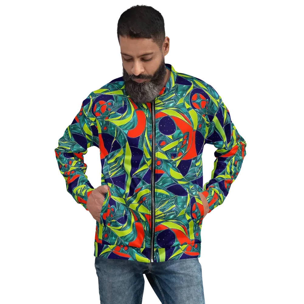 Harmonic Mirage on Bomber Jacket — Front
