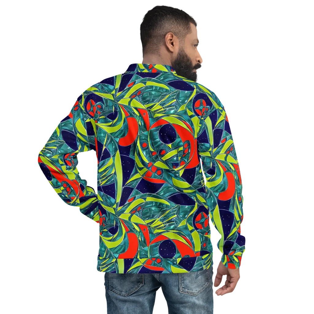Harmonic Mirage on Bomber Jacket — Back
