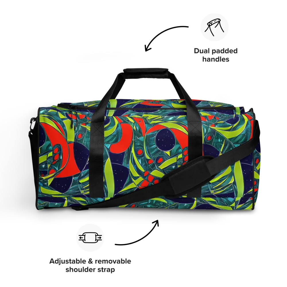 Harmonic Mirage on Duffle Bag — Front
