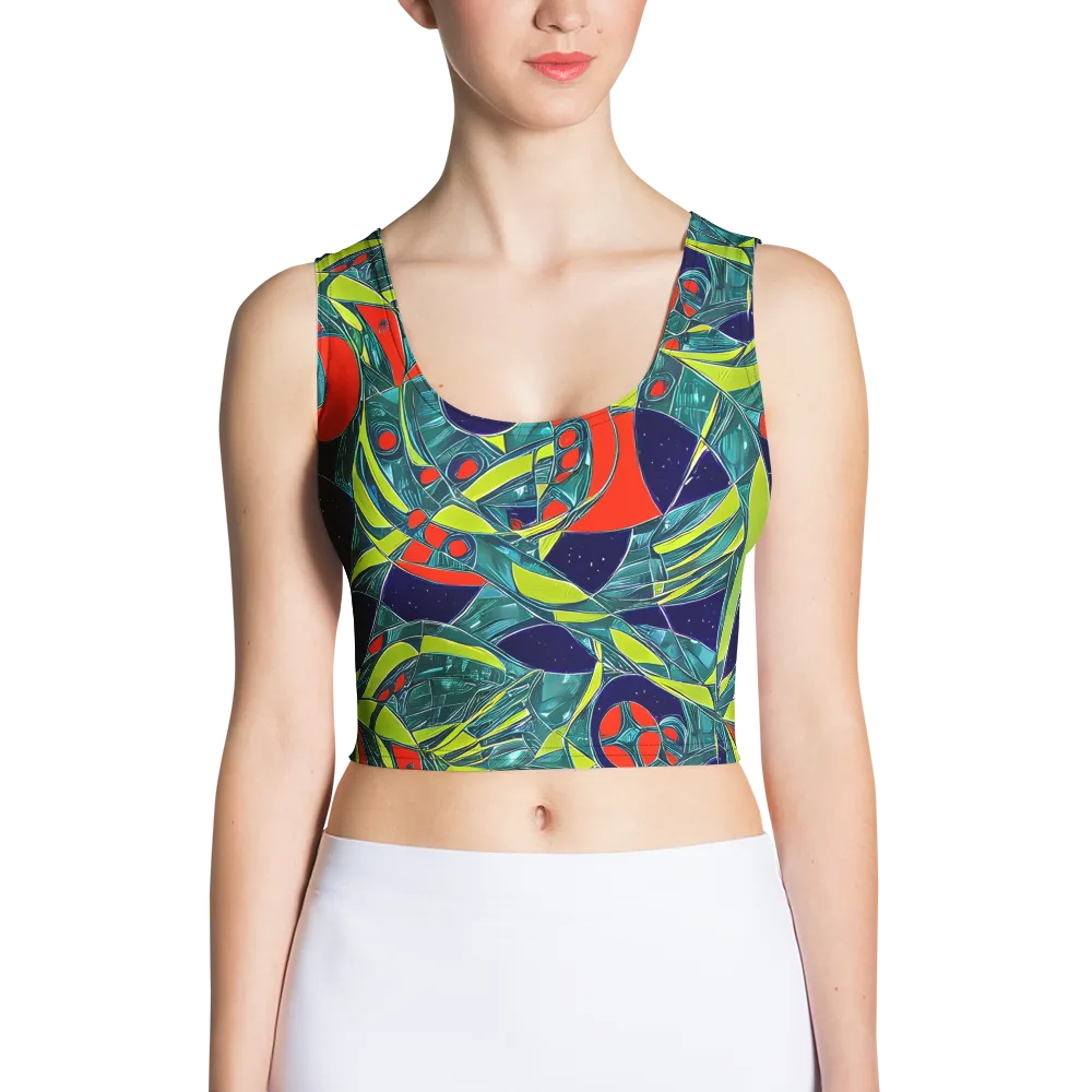 Harmonic Mirage on Crop Top — Front