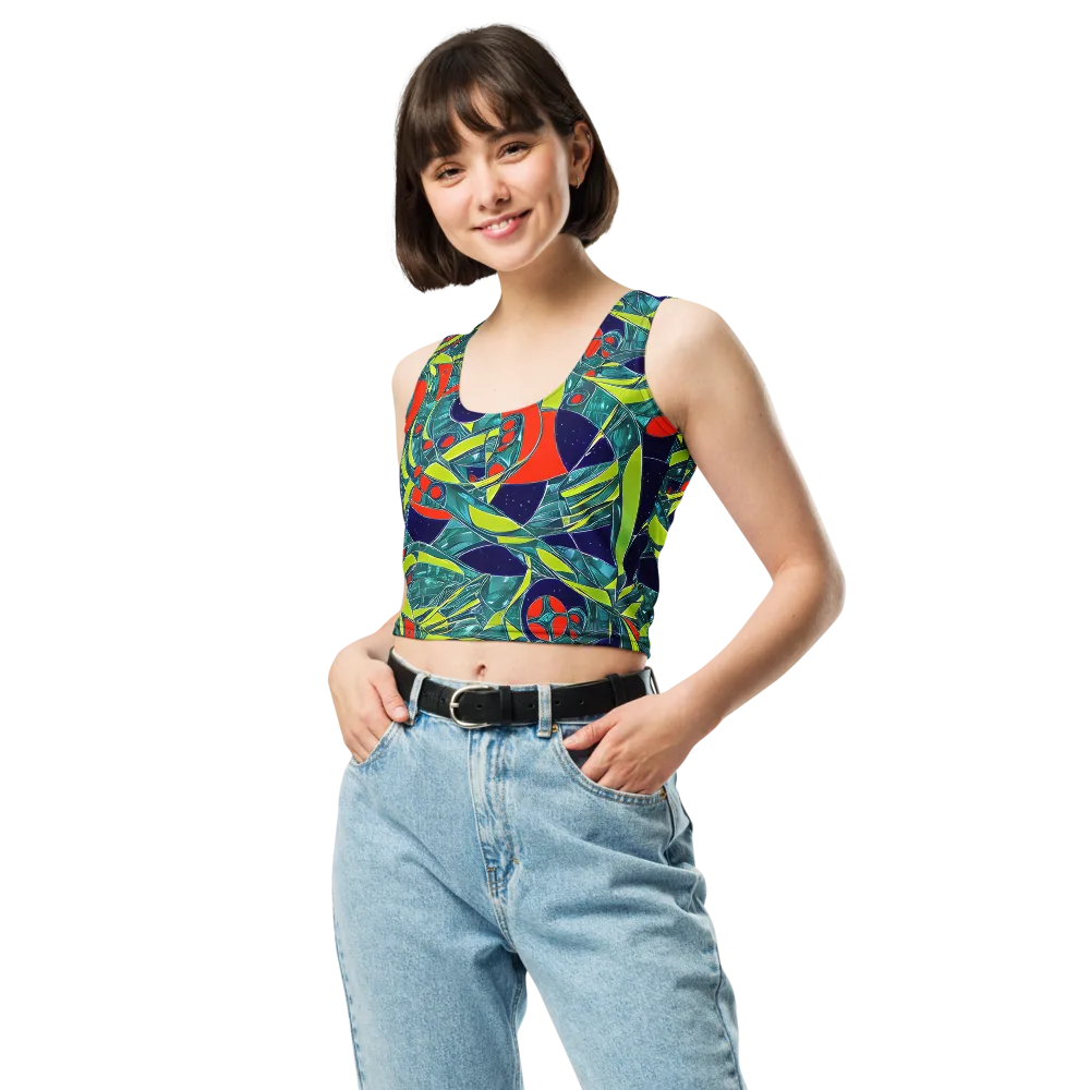 Harmonic Mirage on Crop Top — Front