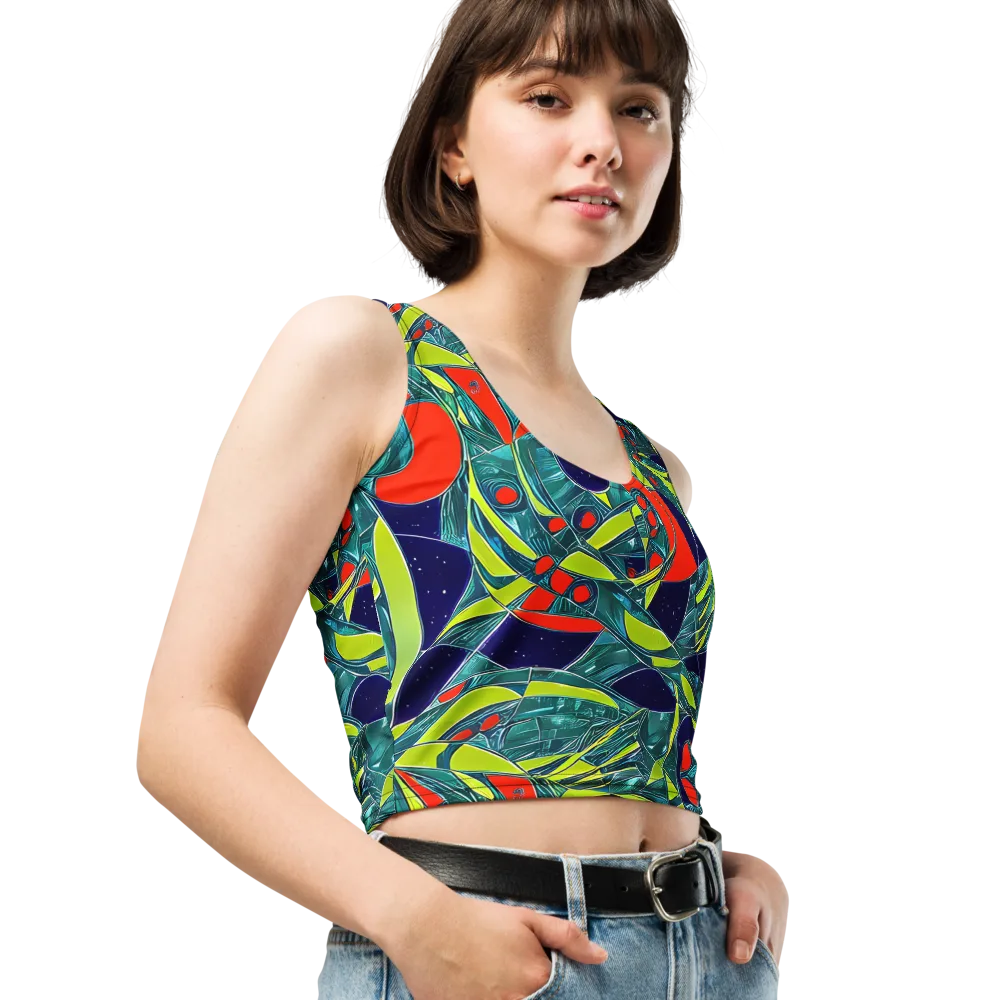 Harmonic Mirage on Crop Top — Right Front