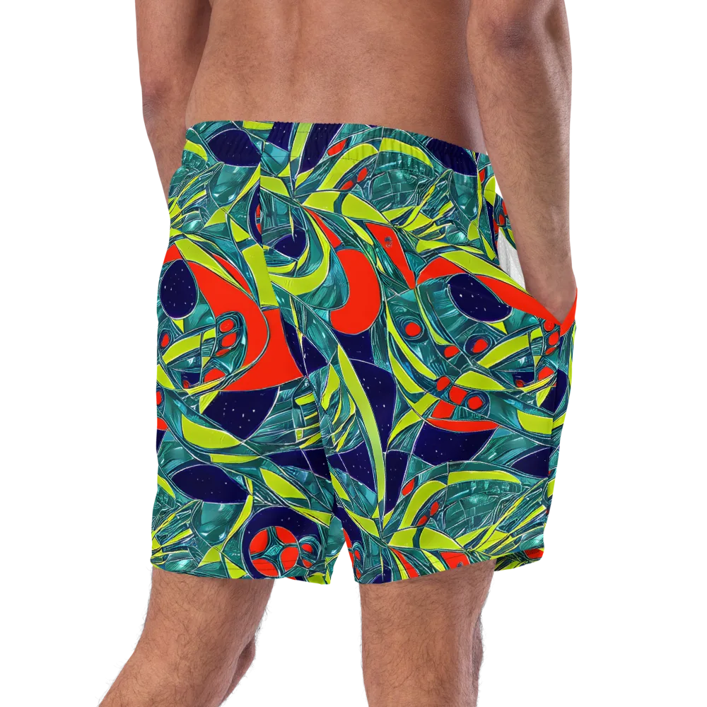 Harmonic Mirage on Swim Trunks — Right Back