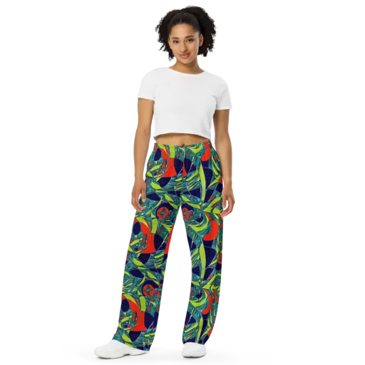 Harmonic Mirage on a Wide-Leg Pants