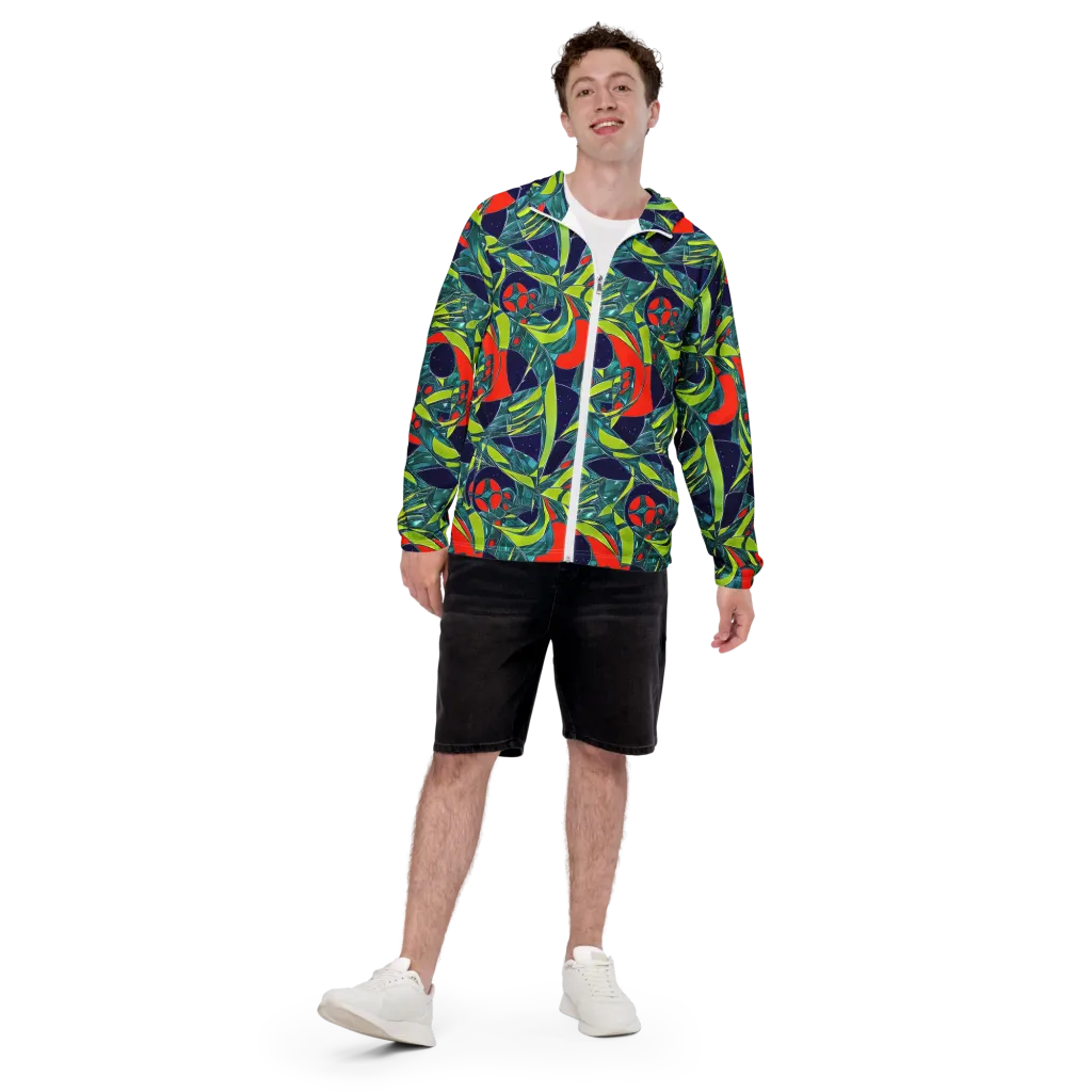 Harmonic Mirage on Men's Windbreaker — Front