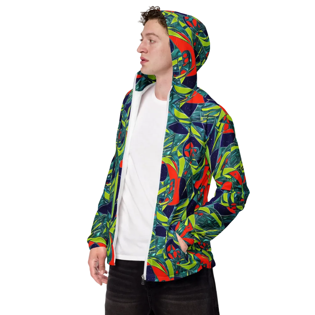 Harmonic Mirage on Men's Windbreaker — Left Front