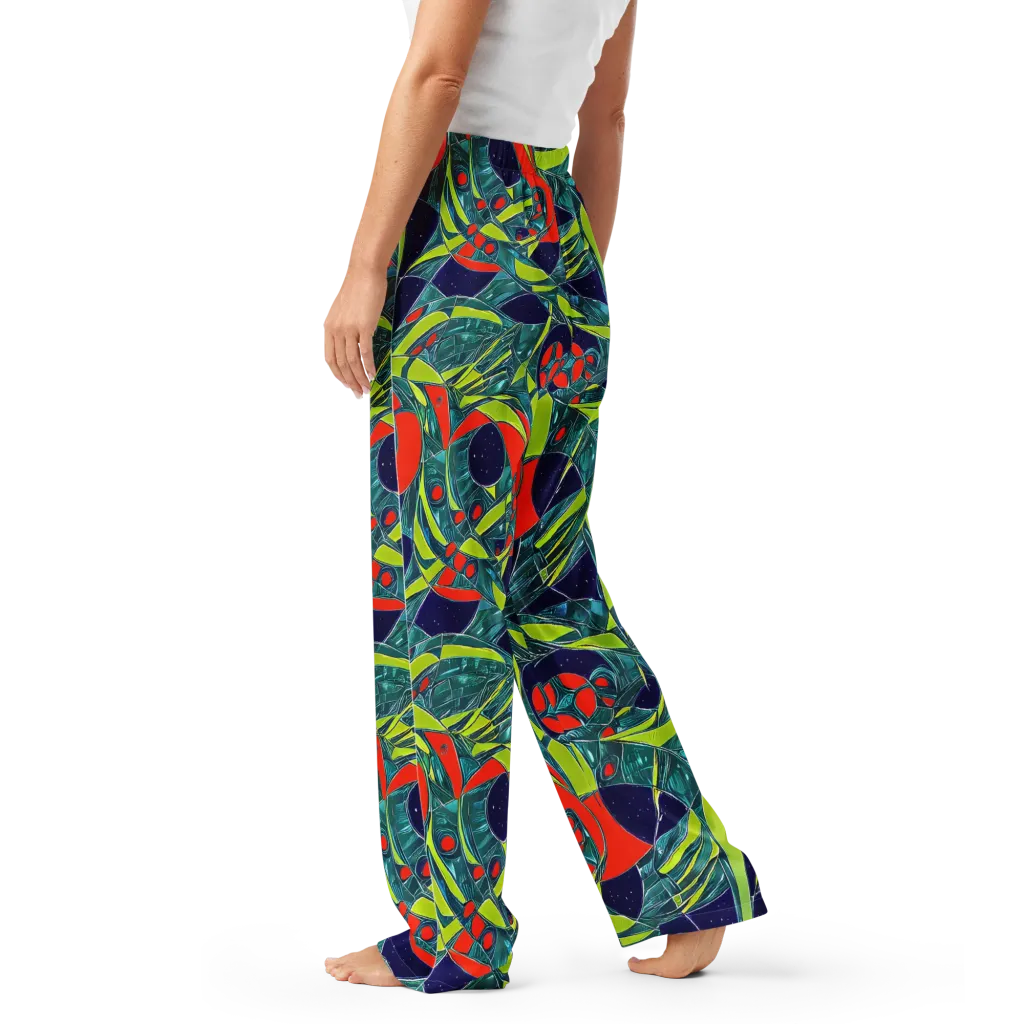 Harmonic Mirage on Women's Pajama Pants — Left