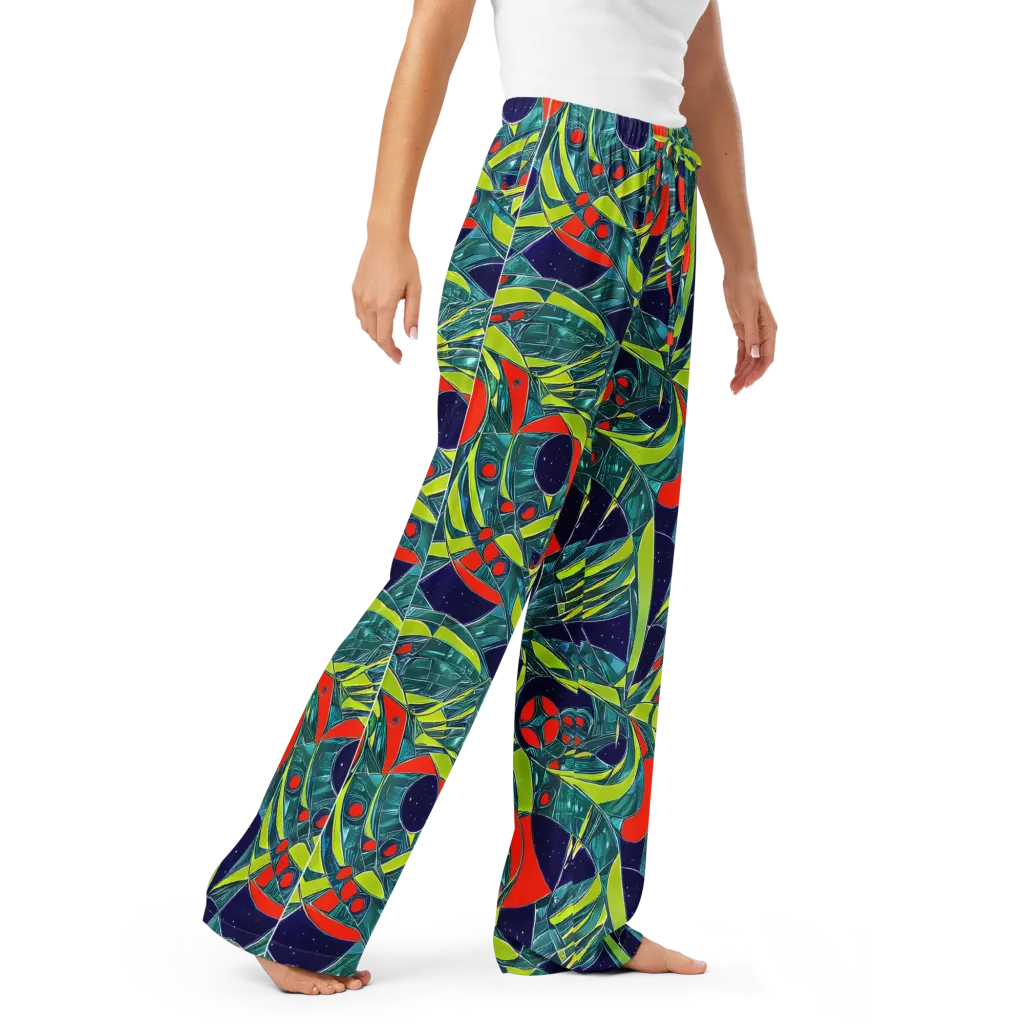 Harmonic Mirage on Women's Pajama Pants — Right Front