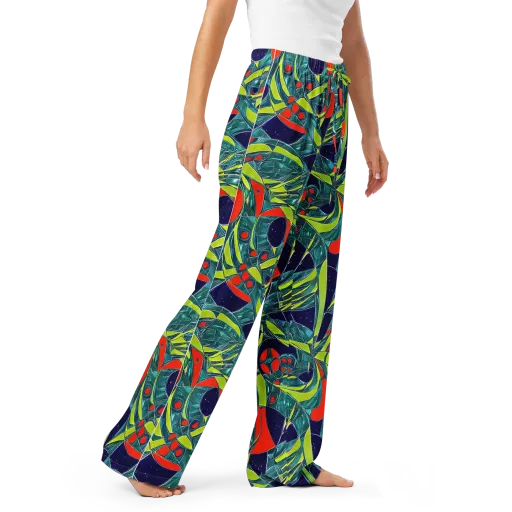 Harmonic Mirage on a Women's Pajama Pants
