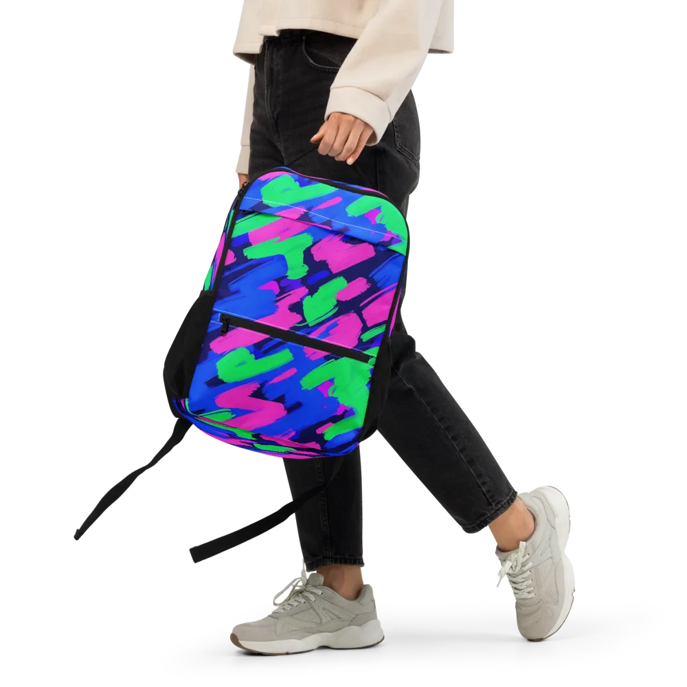 Electric Stroke on Utility Backpack — Front