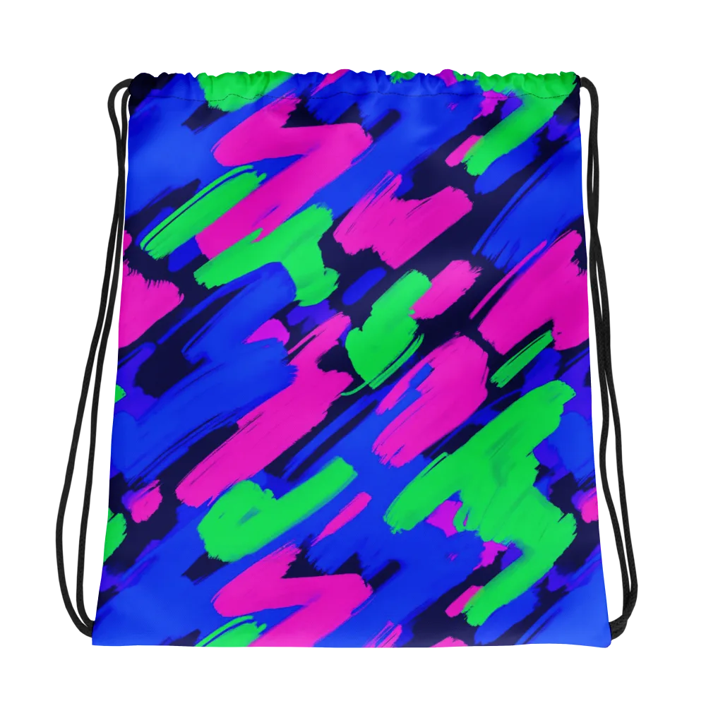 Electric Stroke on Drawstring Bag — Photo