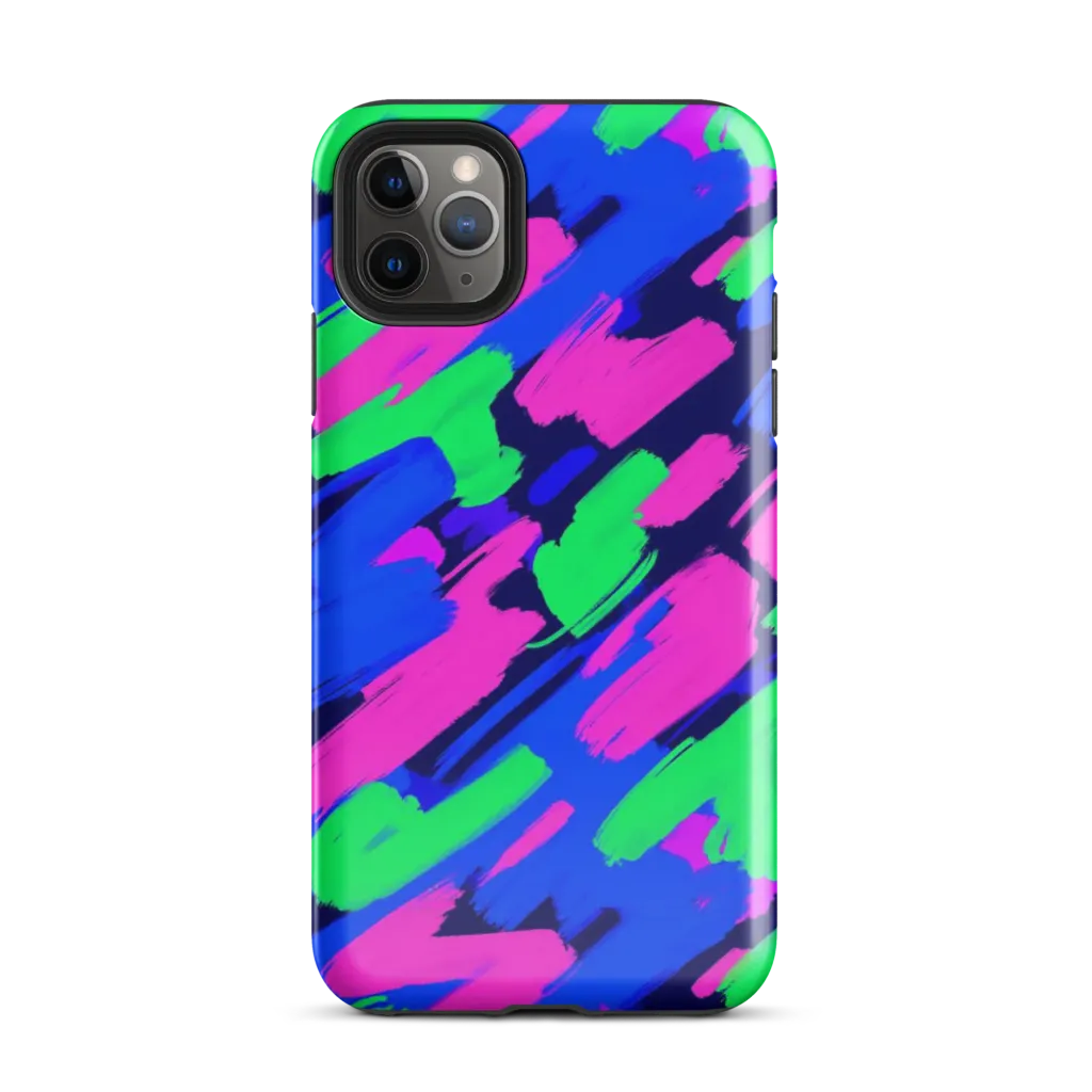 Electric Stroke on Tough Case for iPhone® — Front