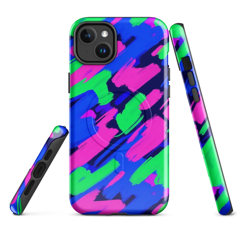 Electric Stroke on MagSafe Tough Case for iPhone® — Front
