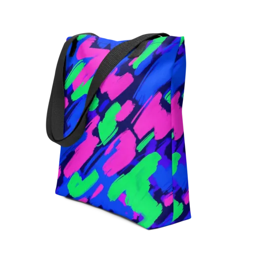 Electric Stroke on a Tote Bag
