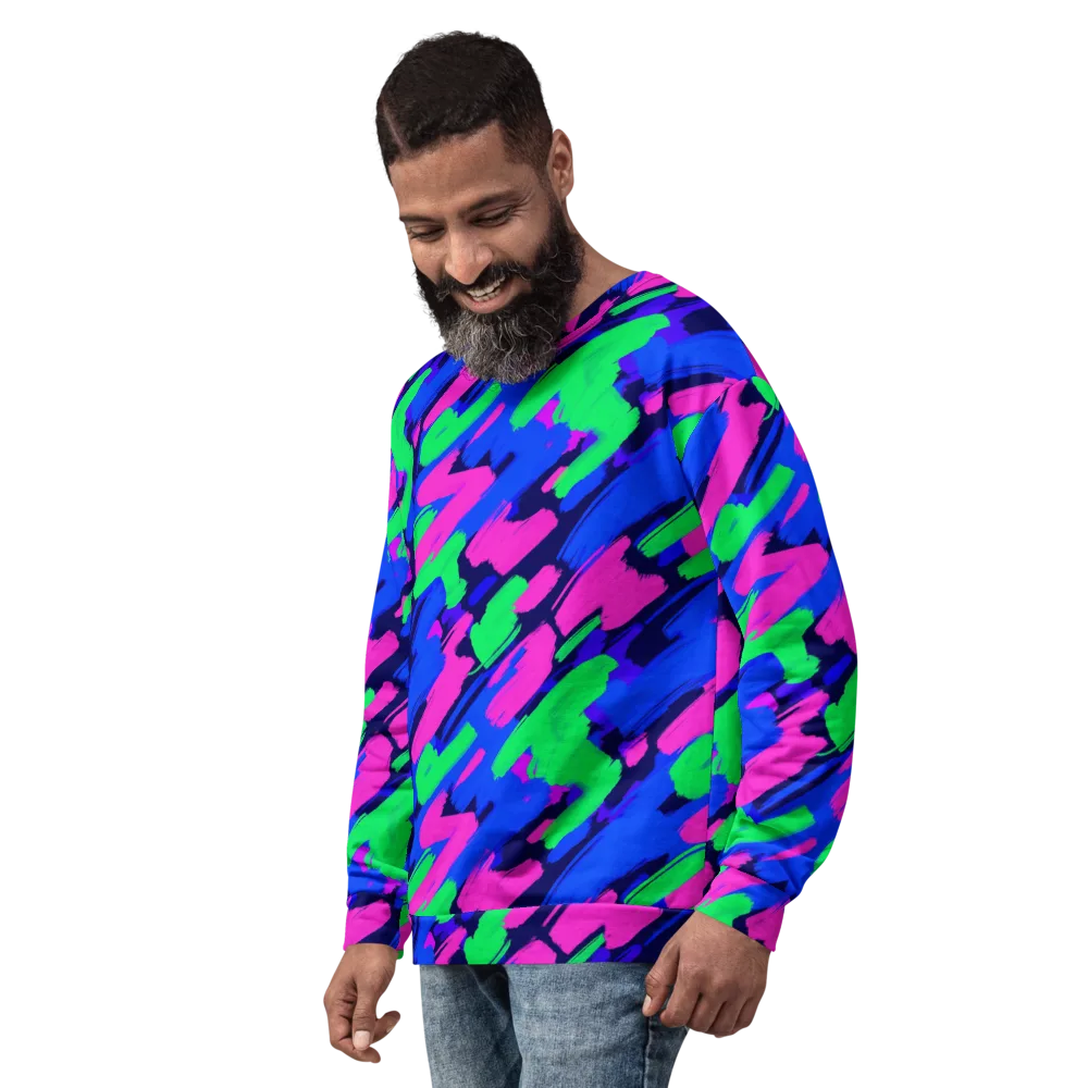 Electric Stroke on Sweatshirt — Left Front