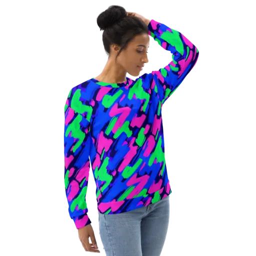 Electric Stroke on a Sweatshirt