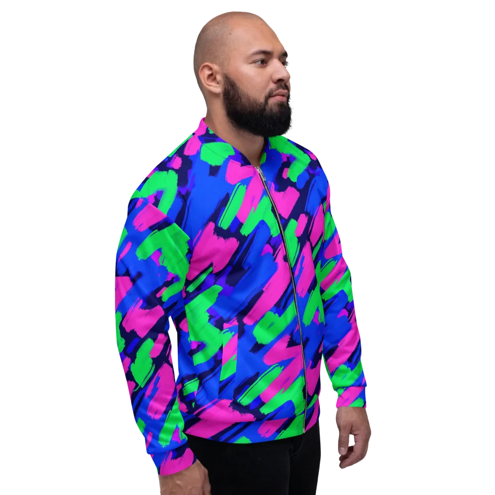 Electric Stroke on Bomber Jacket — Right