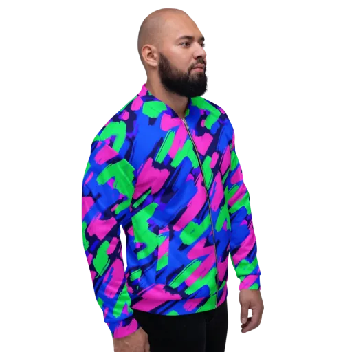 Electric Stroke on a Bomber Jacket
