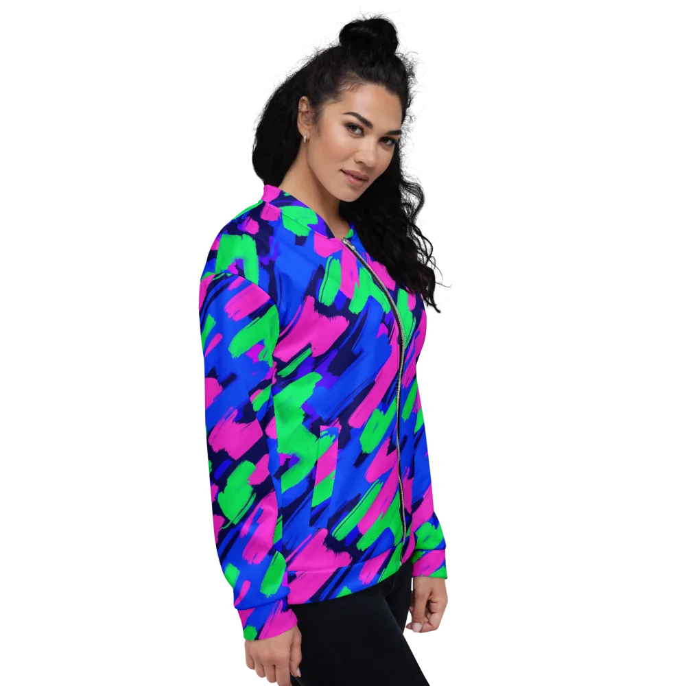 Electric Stroke on Bomber Jacket — Right