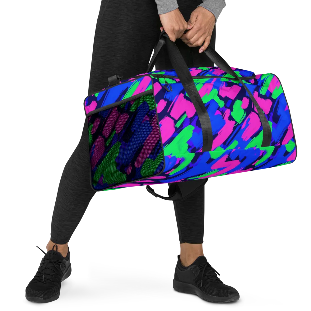 Electric Stroke on Duffle Bag — Right Front