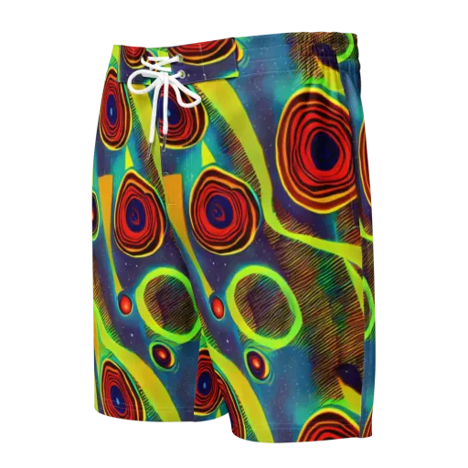 Galactic Pulse on a Men's Board Shorts