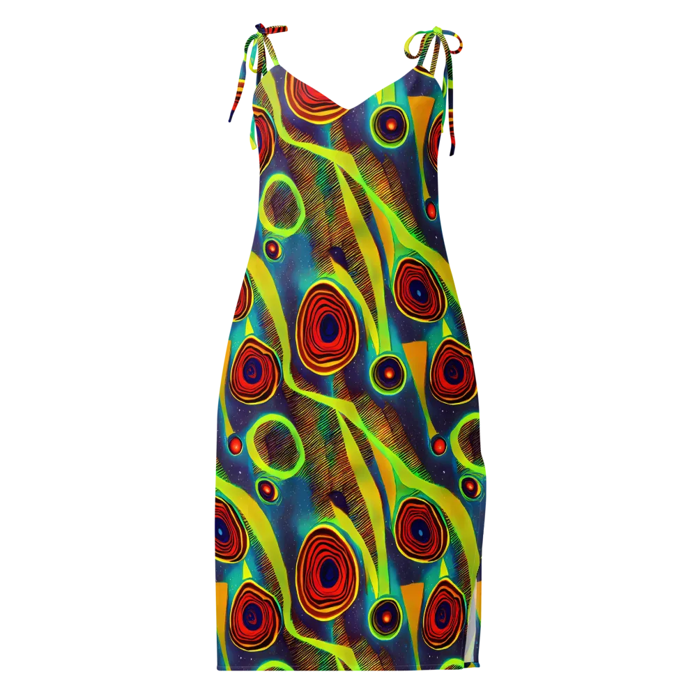 Galactic Pulse on Slip Dress — Front