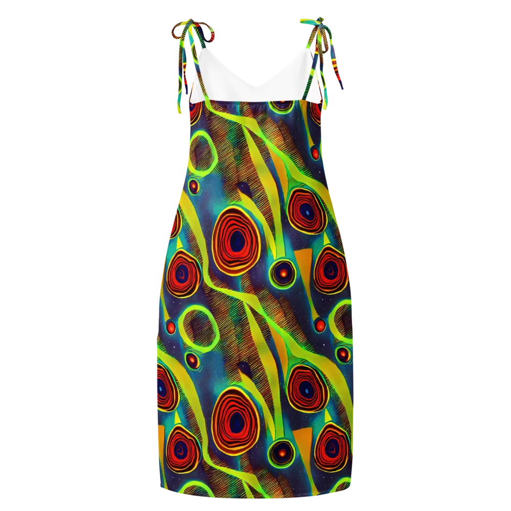 Galactic Pulse on Slip Dress — Back