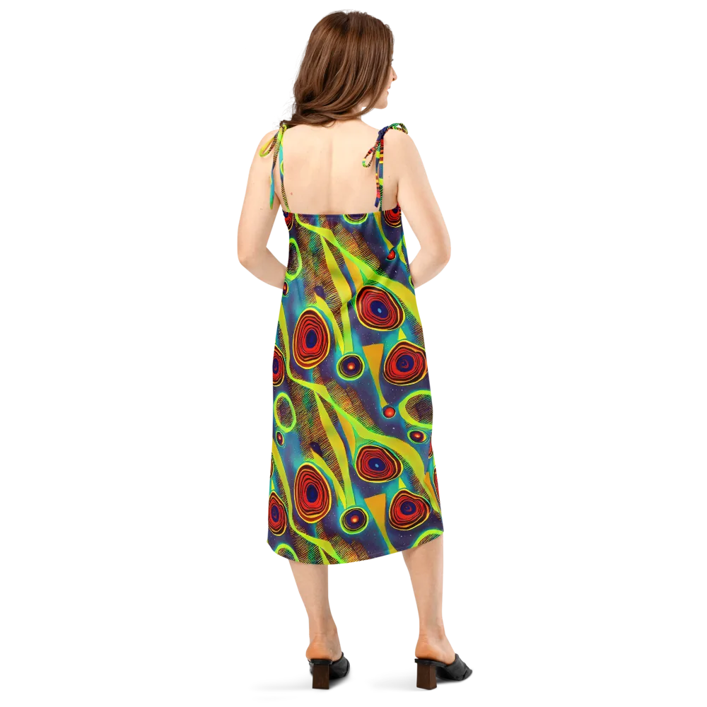 Galactic Pulse on Slip Dress — Back