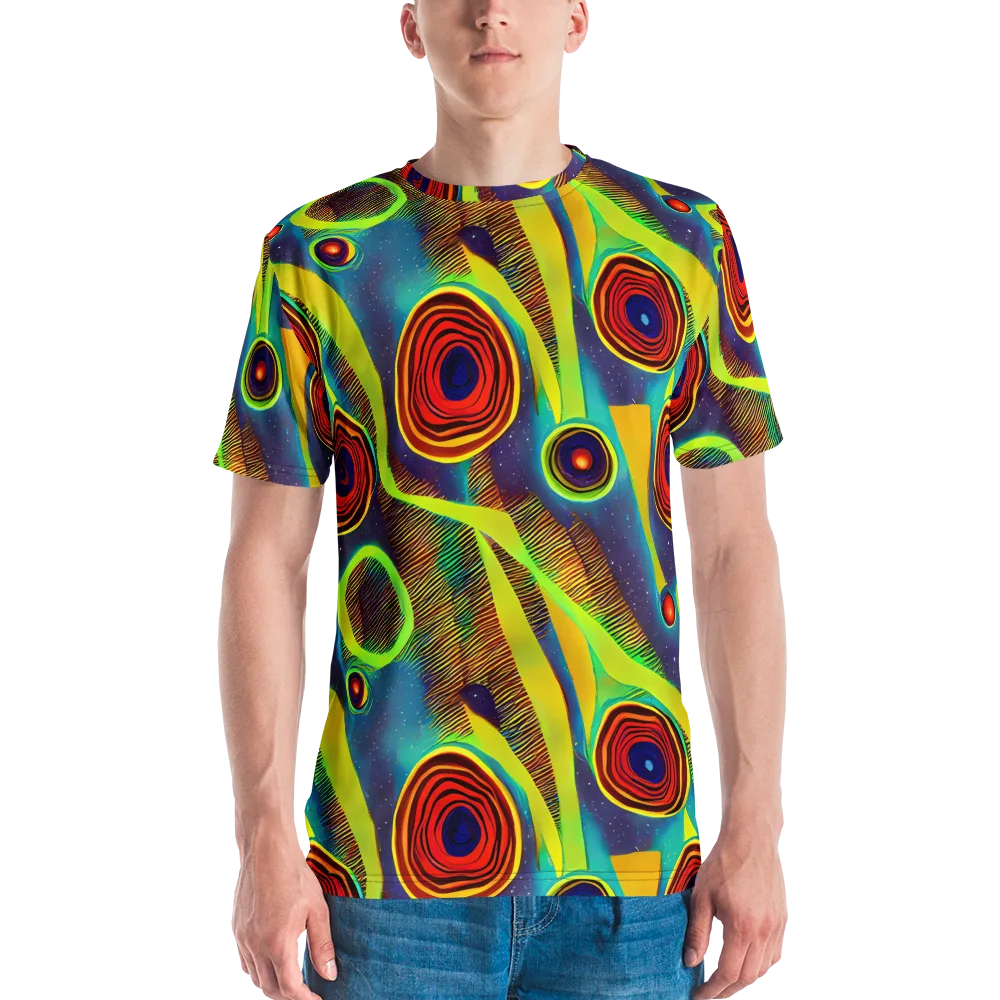 Galactic Pulse on Men's Crew Neck T-Shirt — Front