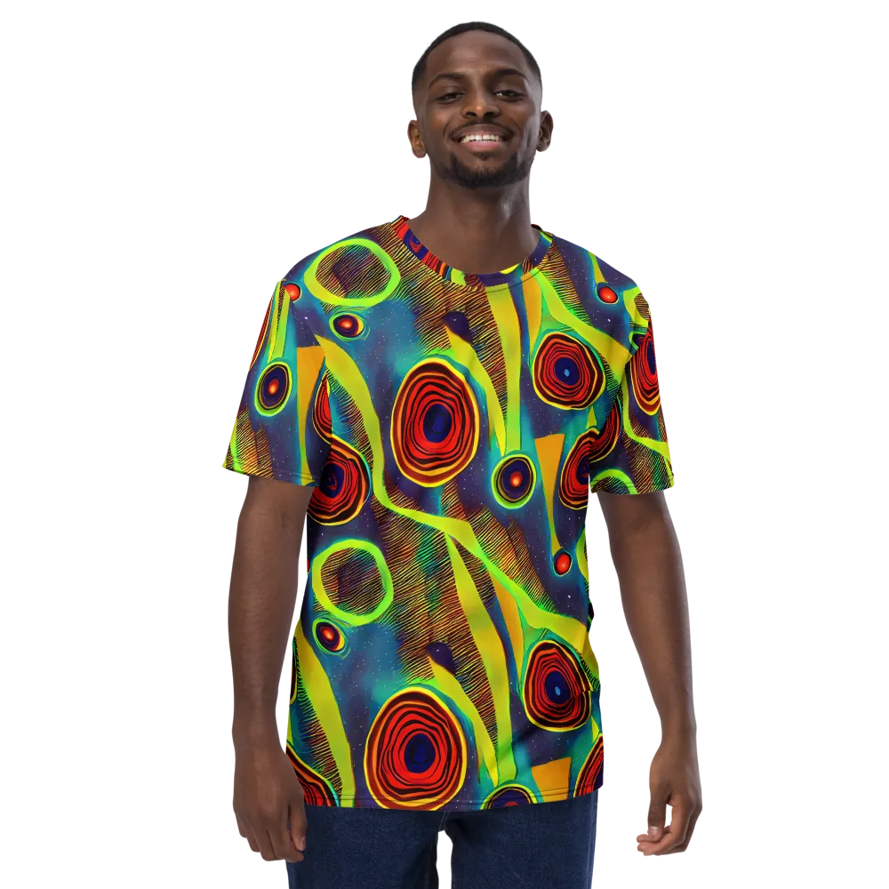 Galactic Pulse on Men's Crew Neck T-Shirt — Front