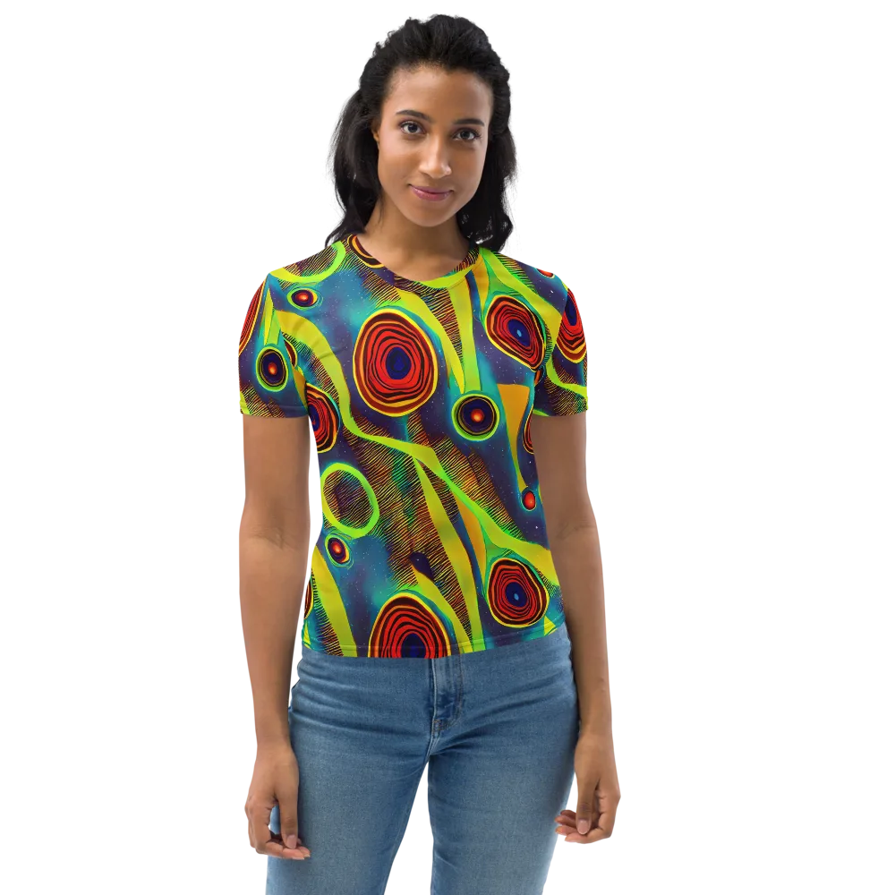 Galactic Pulse on Women's Crew Neck T-Shirt — Front