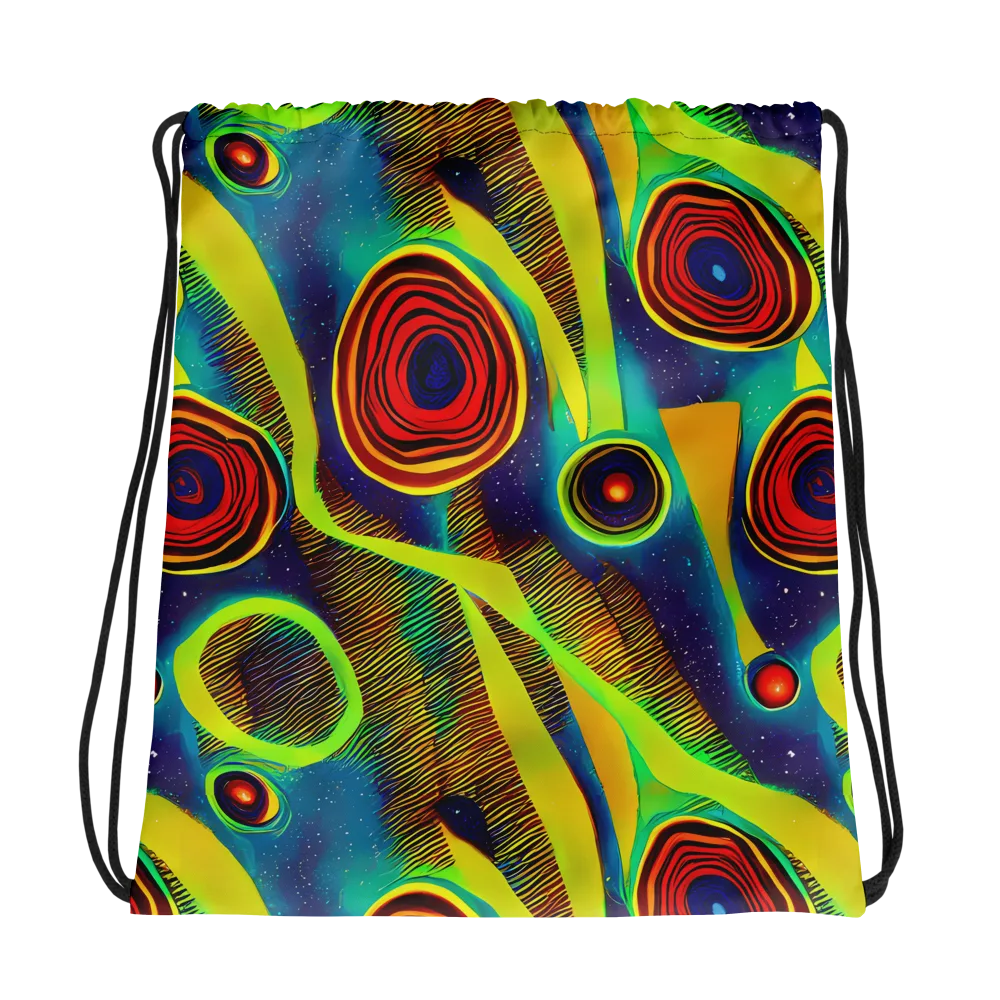 Galactic Pulse on Drawstring Bag — Photo
