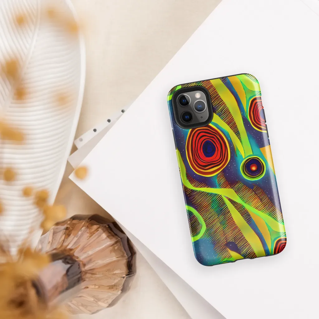 Galactic Pulse on Tough Case for iPhone® — Front