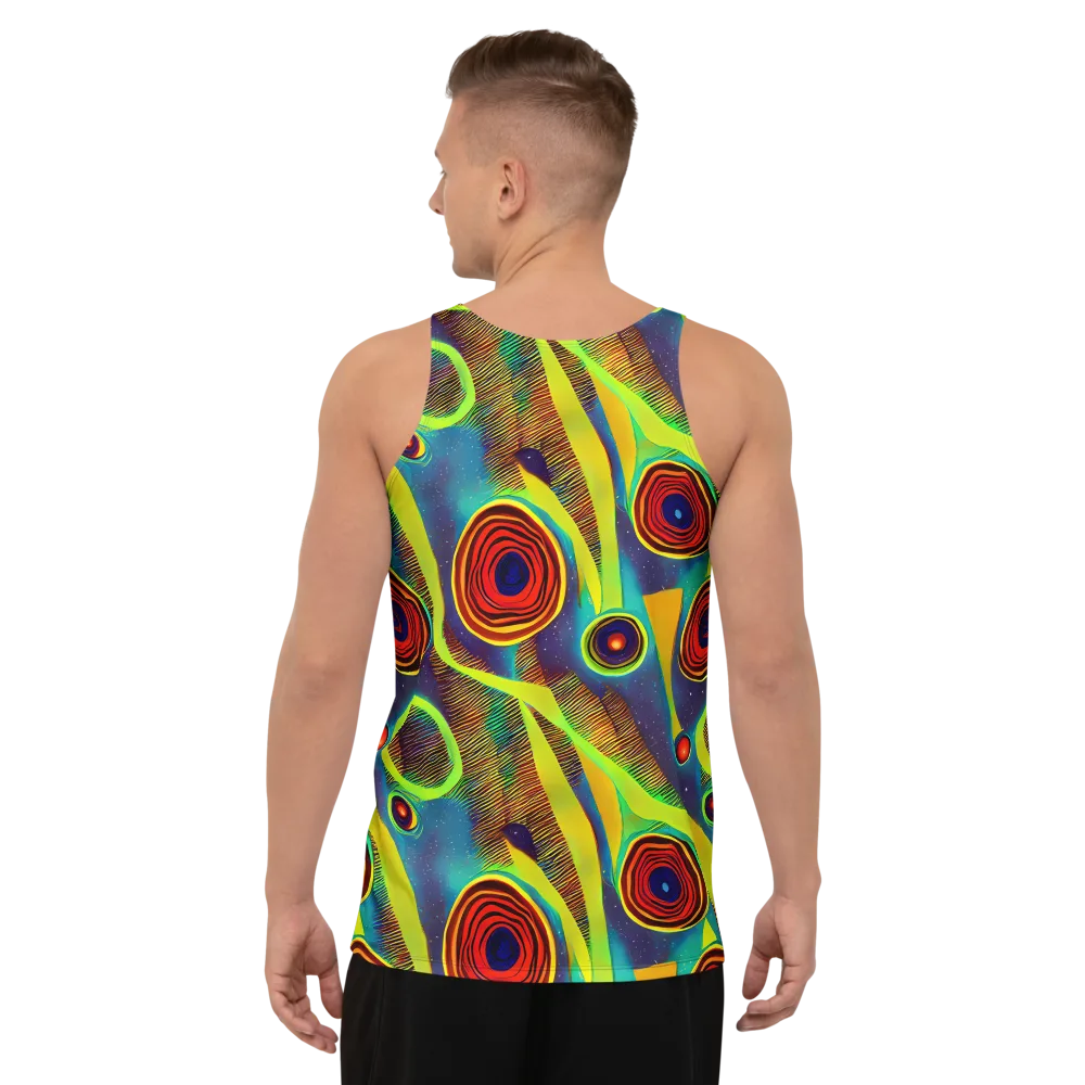 Galactic Pulse on Men's Tank Top — Back