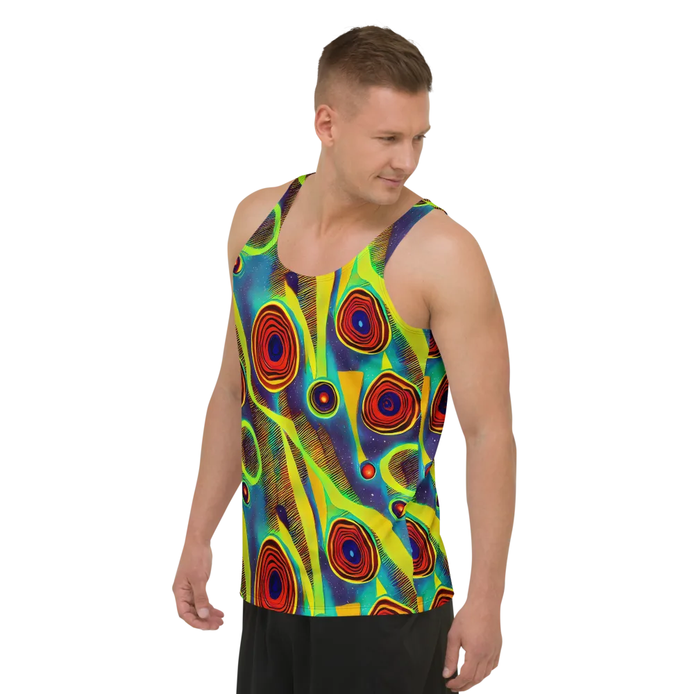 Galactic Pulse on Men's Tank Top — Left Front