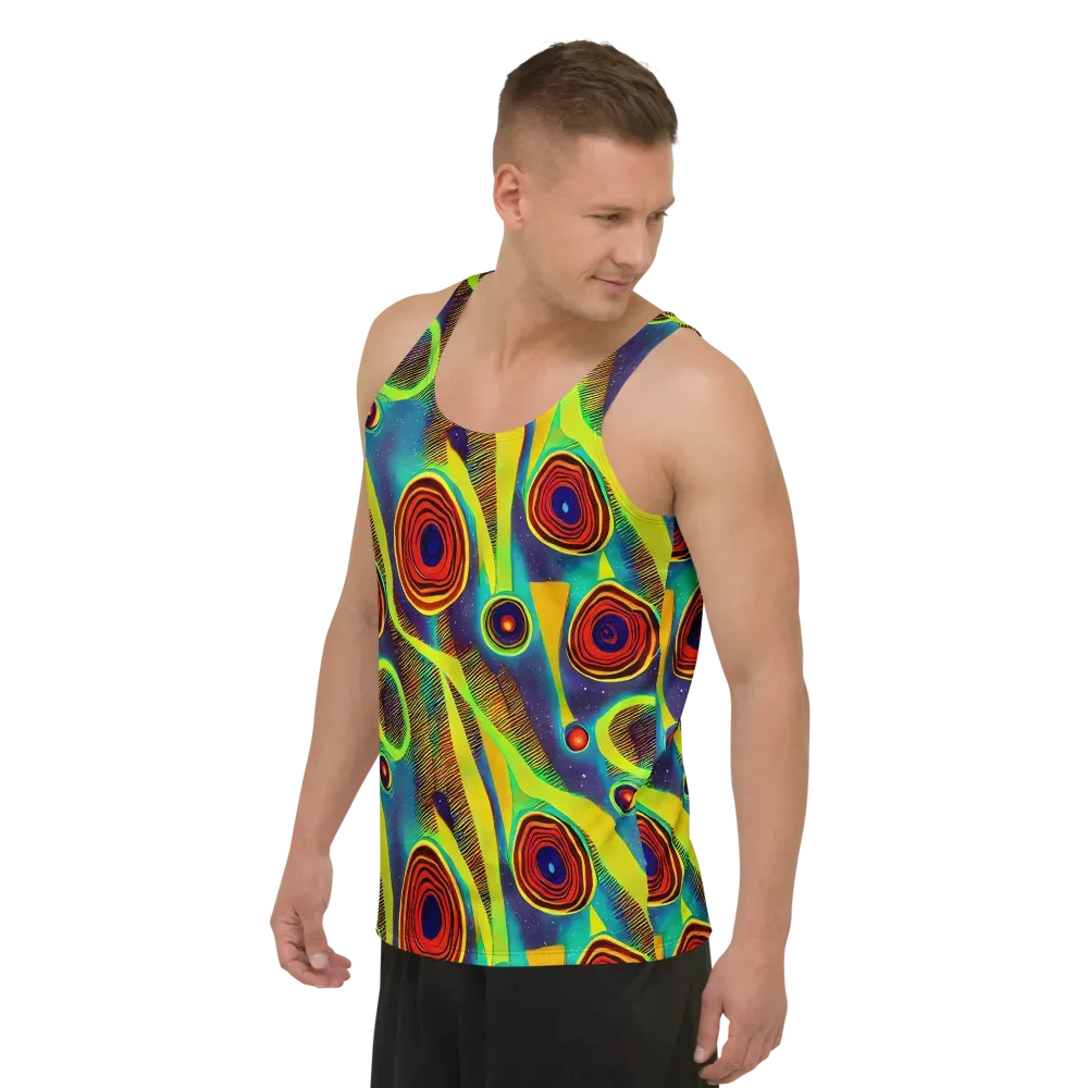Galactic Pulse on Men's Tank Top — Left Front
