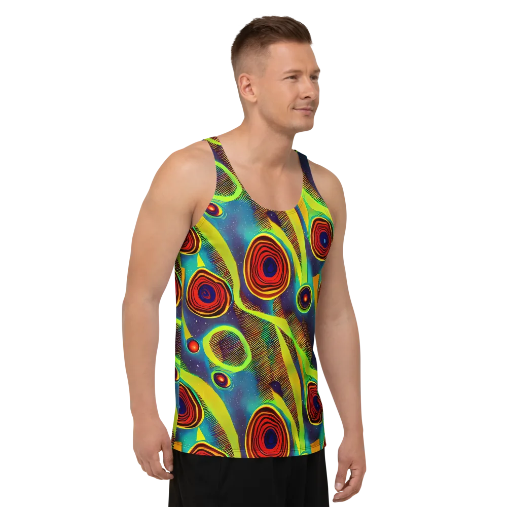 Galactic Pulse on Men's Tank Top — Right Front
