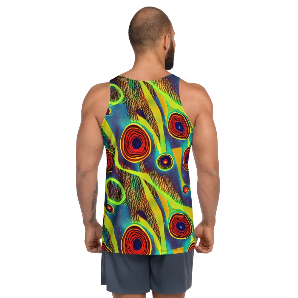 Galactic Pulse on Men's Tank Top — Back