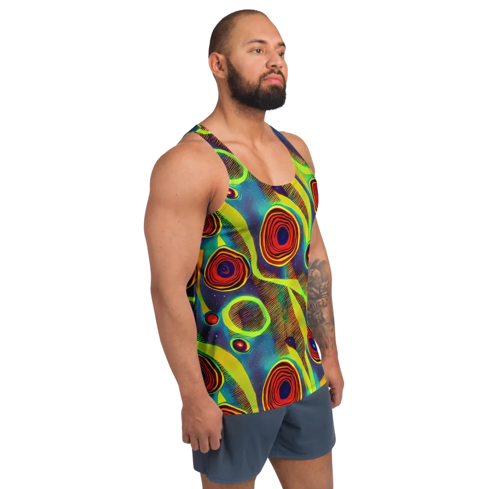 Galactic Pulse on Men's Tank Top — Right Front