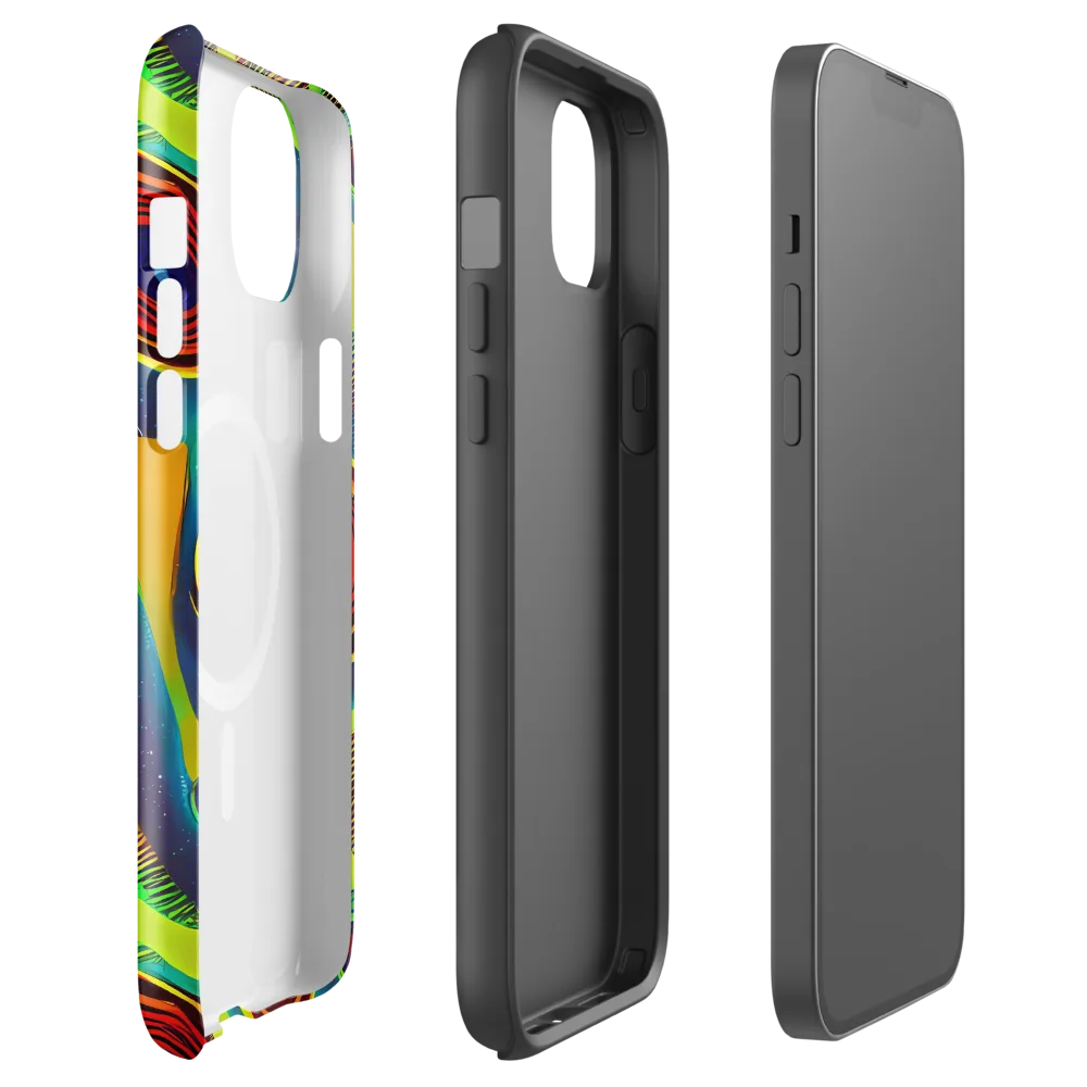Galactic Pulse on MagSafe Tough Case for iPhone® — Front