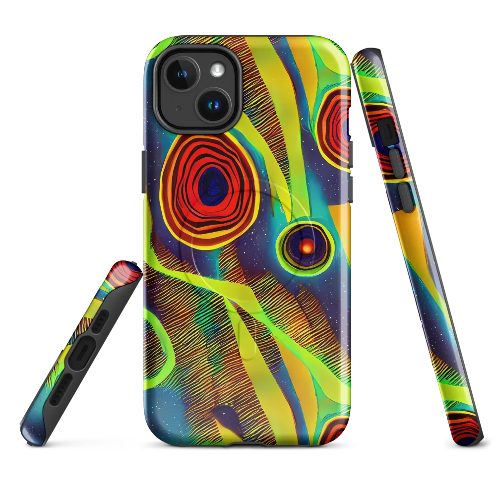 Galactic Pulse on MagSafe Tough Case for iPhone® — Front