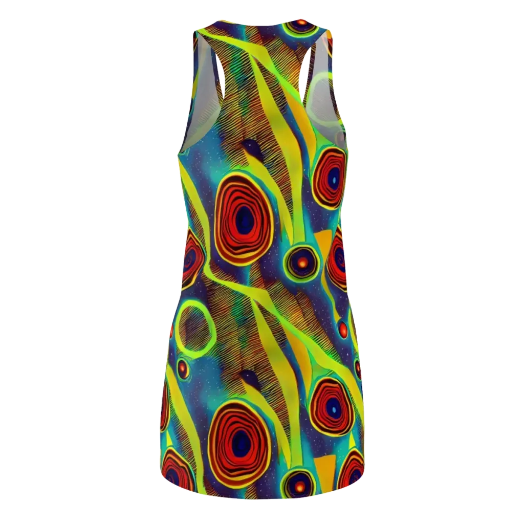 Galactic Pulse on Racerback Dress — Back
