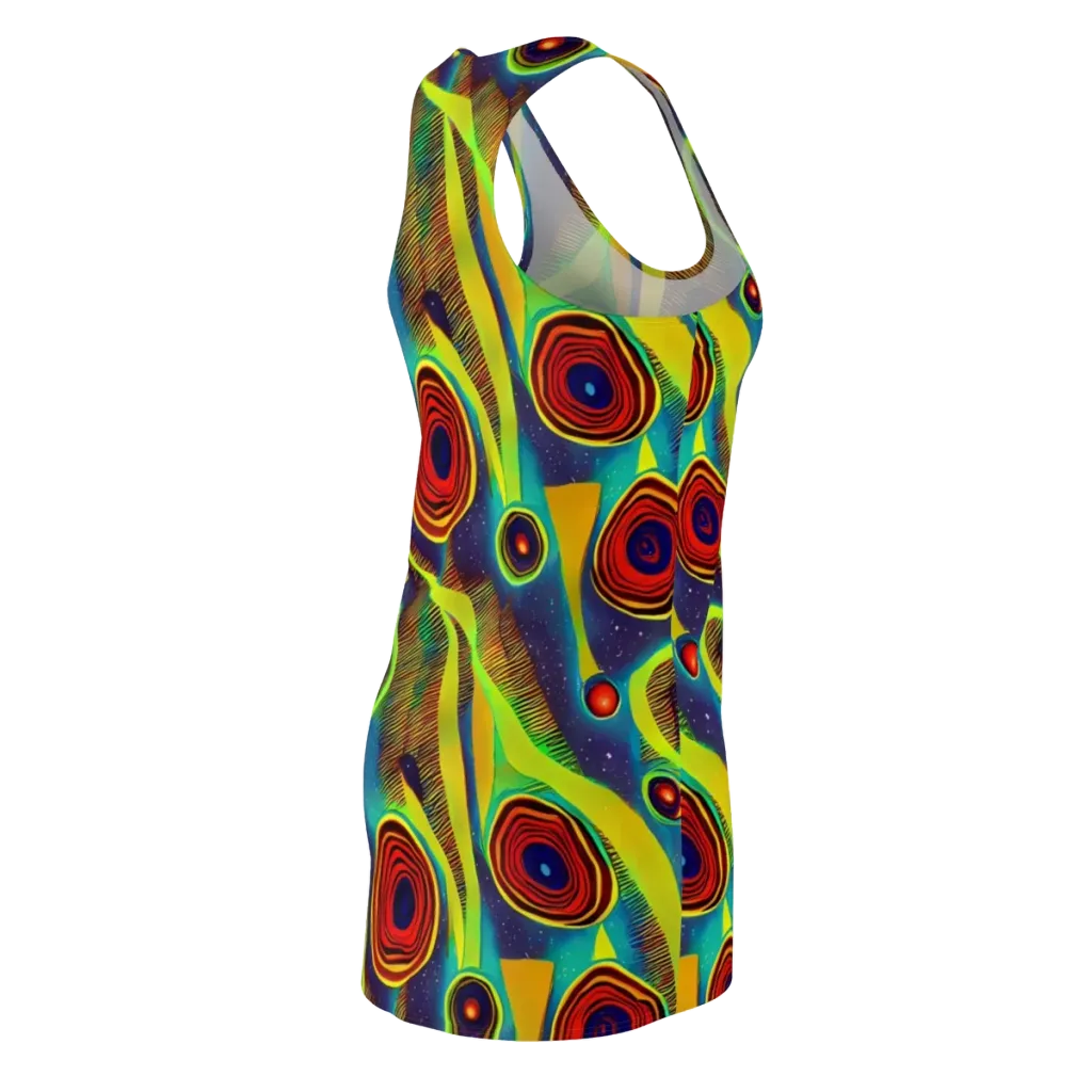 Galactic Pulse on Racerback Dress — Back Side