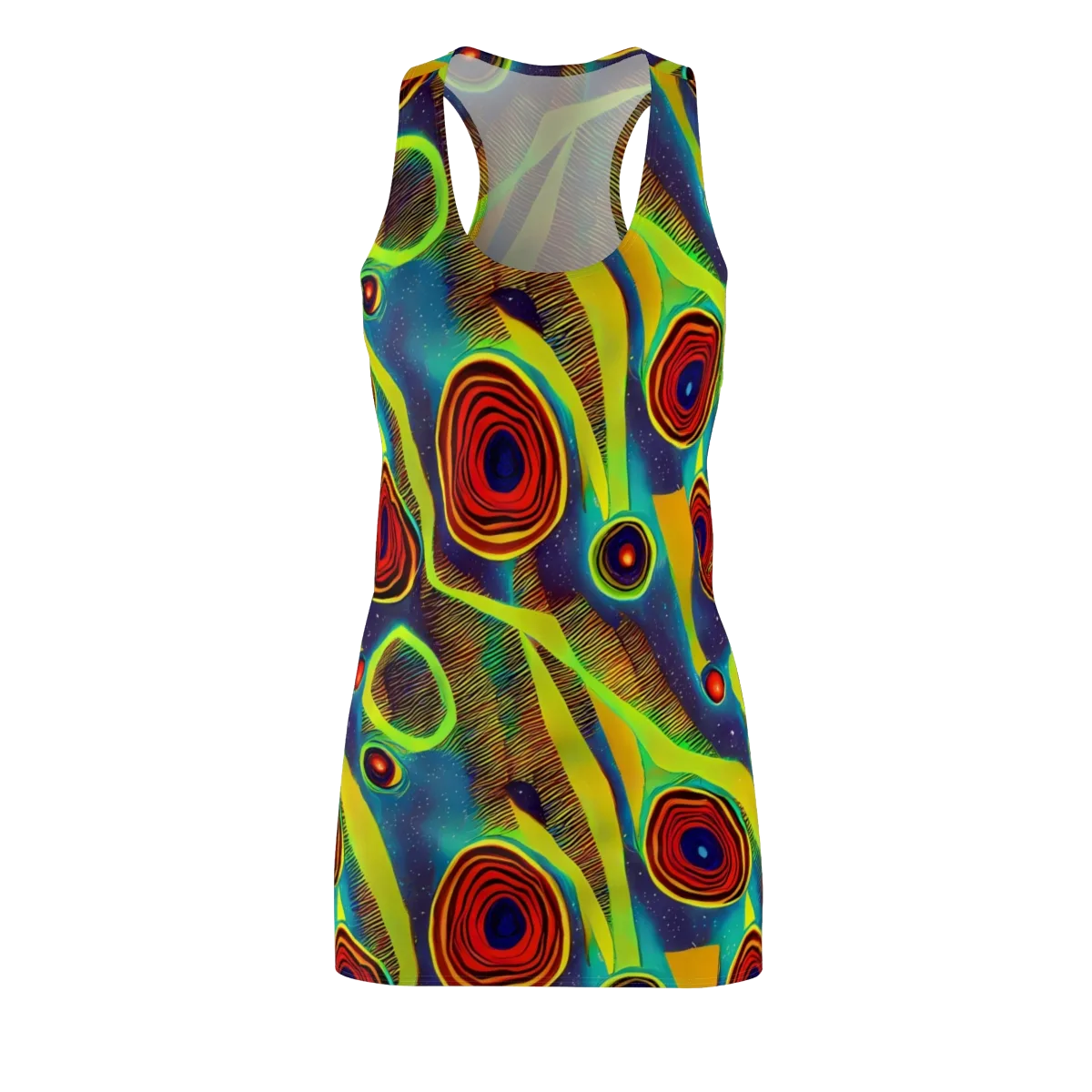 Galactic Pulse on Racerback Dress — Front