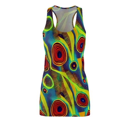 Galactic Pulse on a Racerback Dress