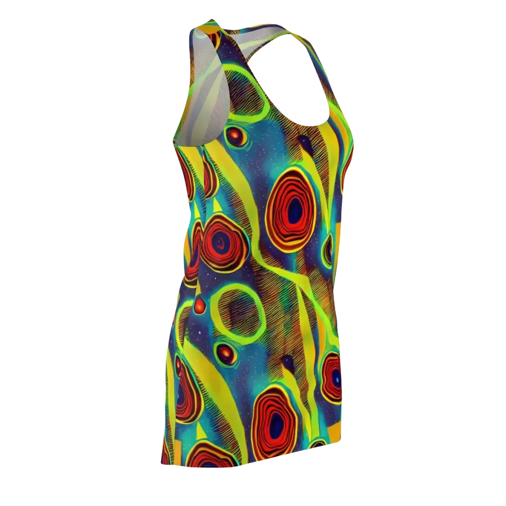 Galactic Pulse on Racerback Dress — Front Side
