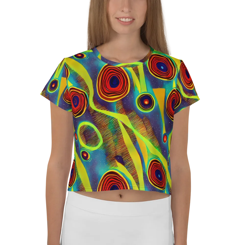 Galactic Pulse on Crop Tee — Front